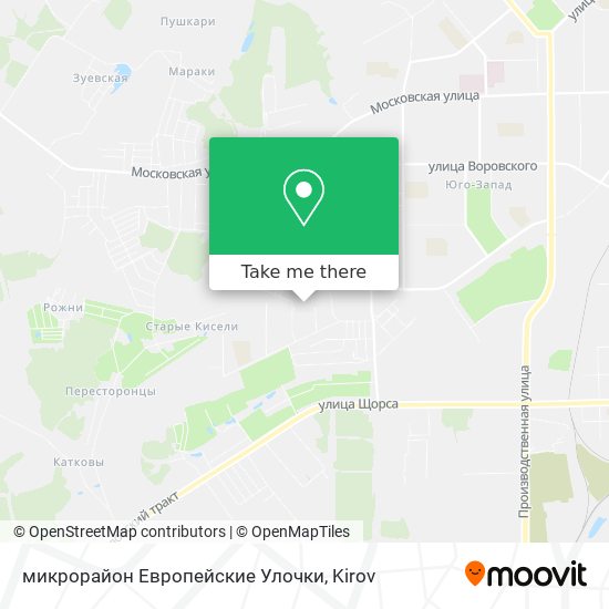 микрорайон Европейские Улочки map