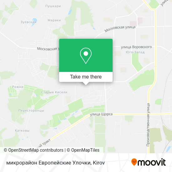 микрорайон Европейские Улочки map