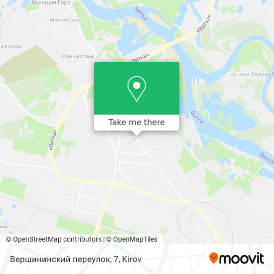 Вершининский переулок, 7 map