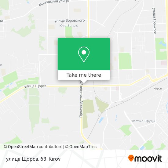 улица Щорса, 63 map
