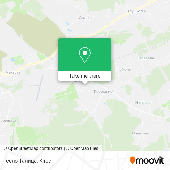село Талица map