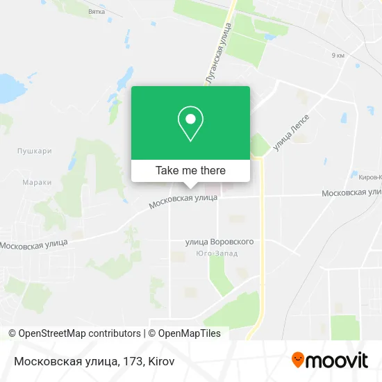 Московская улица, 173 map