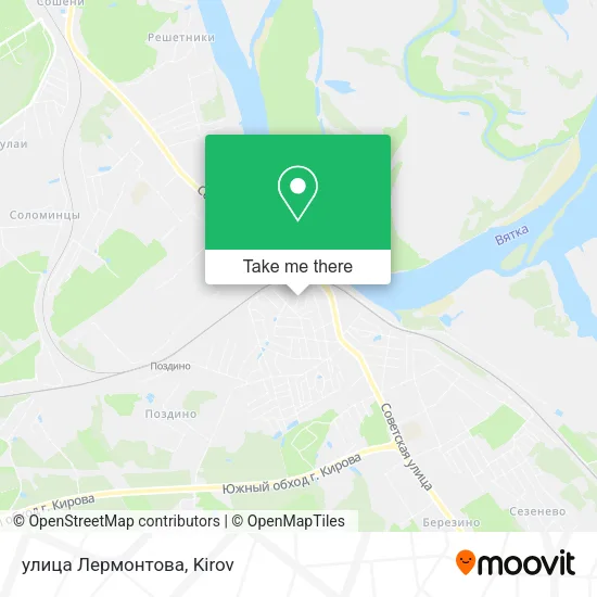 улица Лермонтова map