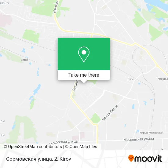 Сормовская улица, 2 map