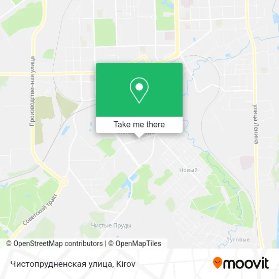 Чистопрудненская улица map