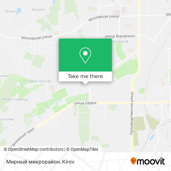 Мирный микрорайон map