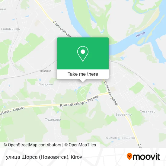 улица Щорса (Нововятск) map