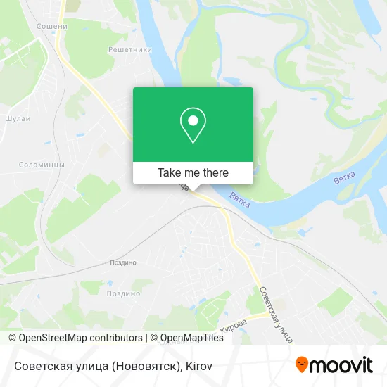 Советская улица (Нововятск) map