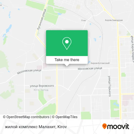жилой комплекс Малахит map