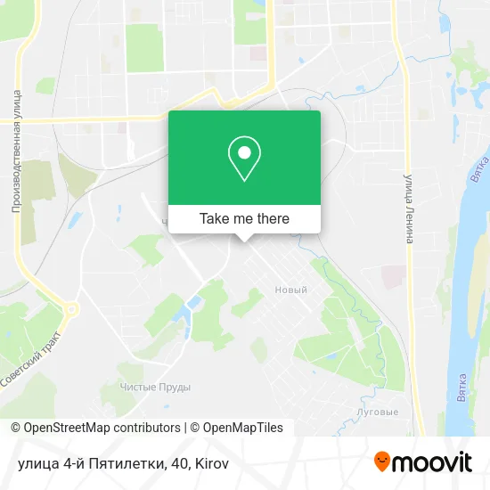 улица 4-й Пятилетки, 40 map