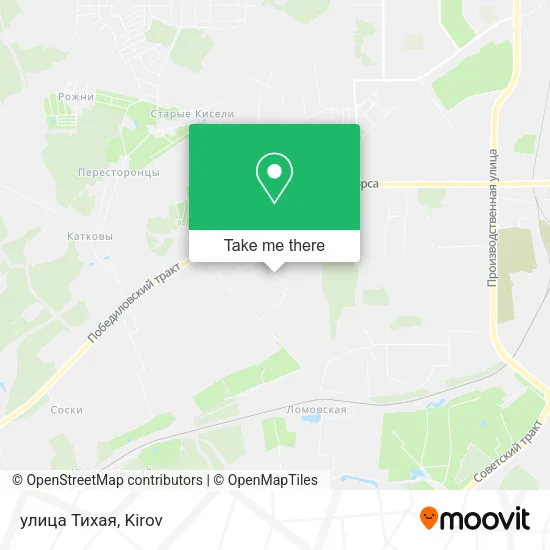 улица Тихая map
