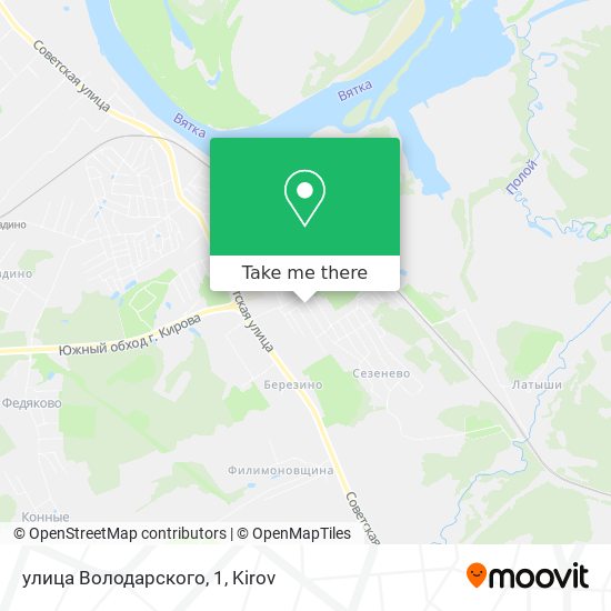 улица Володарского, 1 map