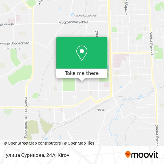 улица Сурикова, 24А map