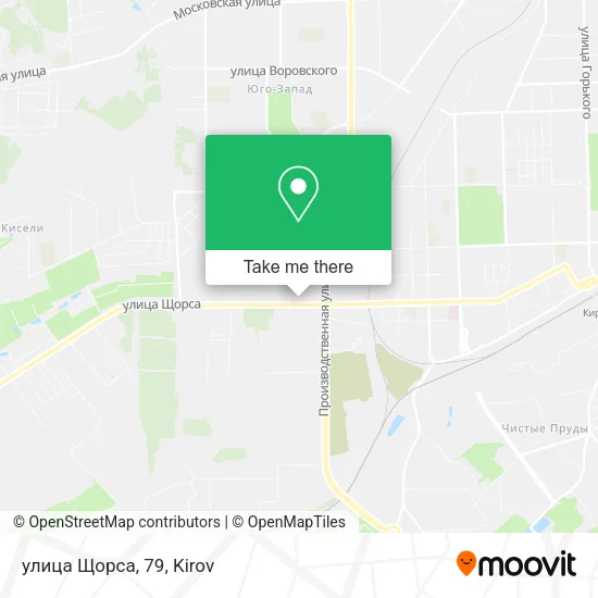 улица Щорса, 79 map