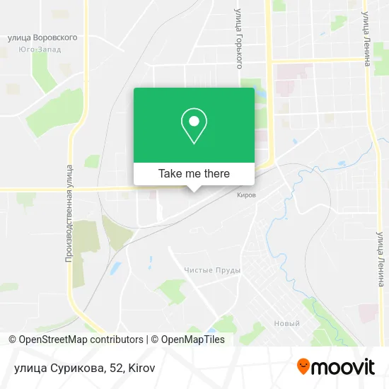 улица Сурикова, 52 map