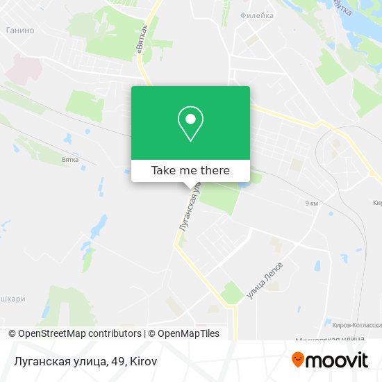 Луганская улица, 49 map