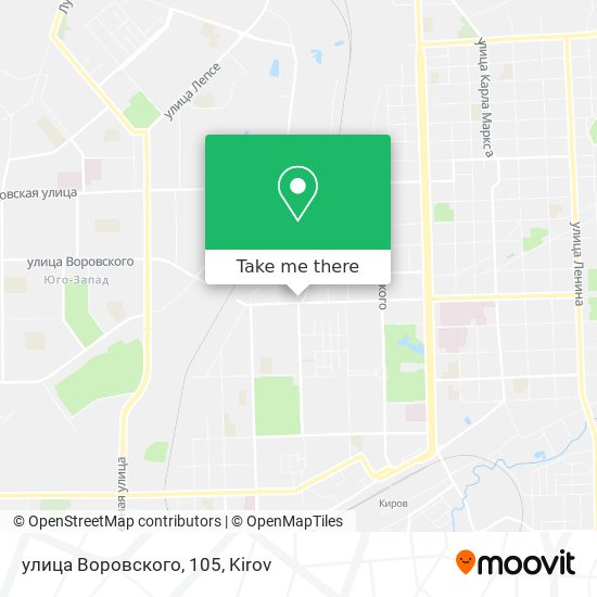 улица Воровского, 105 map