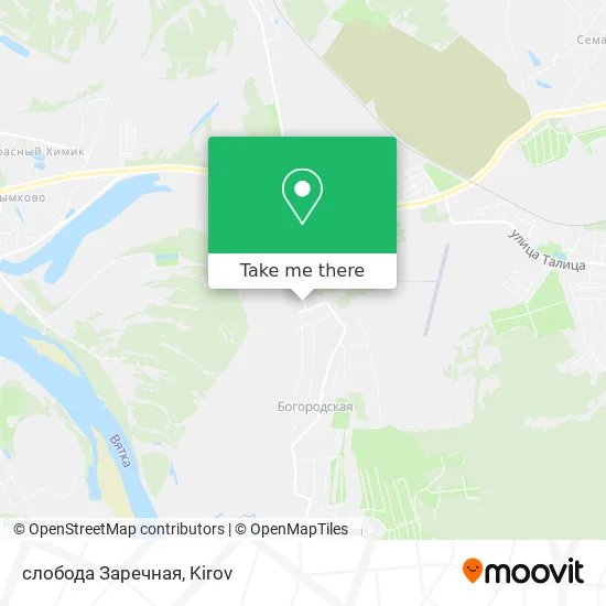 слобода Заречная map