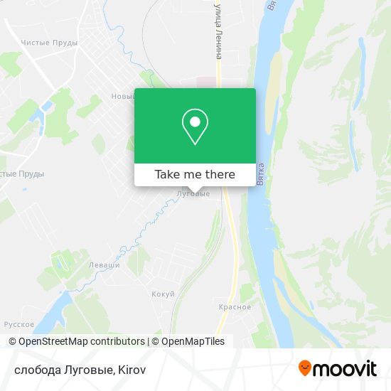 слобода Луговые map