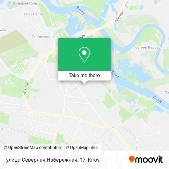 улица Северная Набережная, 17 map