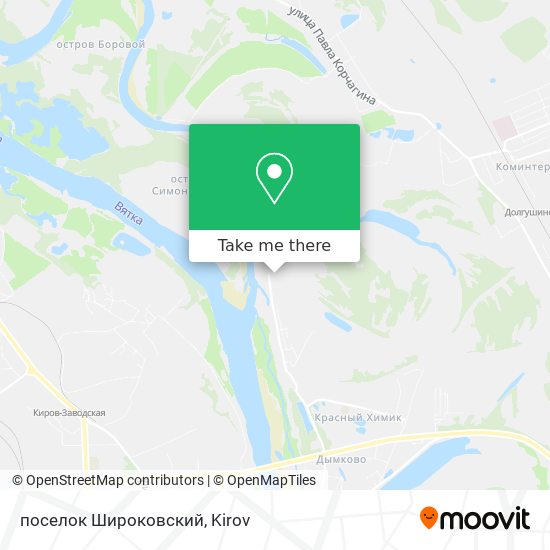 поселок Широковский map