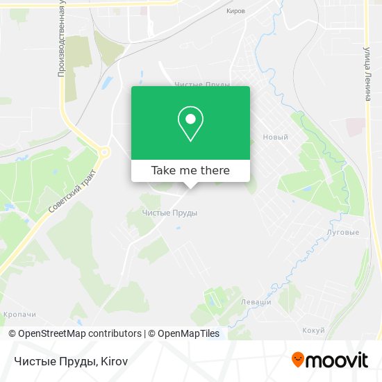 Чистые Пруды map