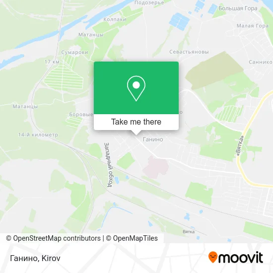 Ганино map