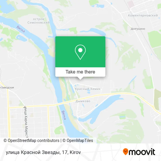 улица Красной Звезды, 17 map