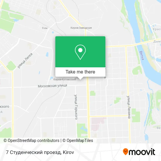 7 Студенческий проезд map
