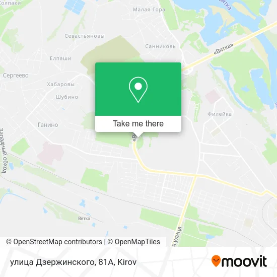 улица Дзержинского, 81А map