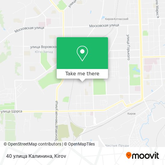 40 улица Калинина map