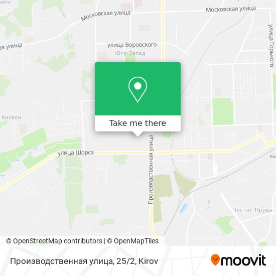 Производственная улица, 25/2 map