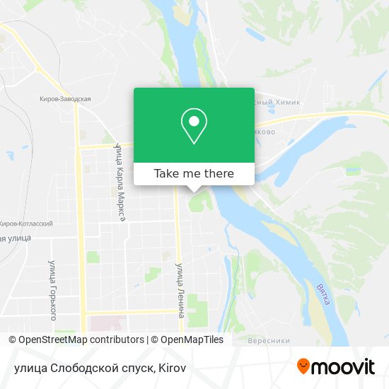 улица Слободской спуск map