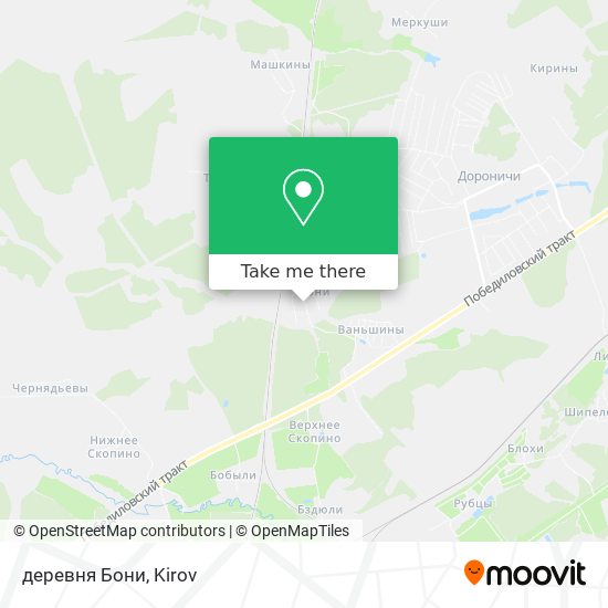 деревня Бони map