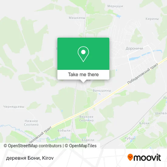 деревня Бони map