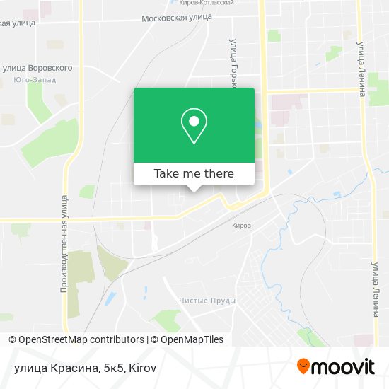 улица Красина, 5к5 map