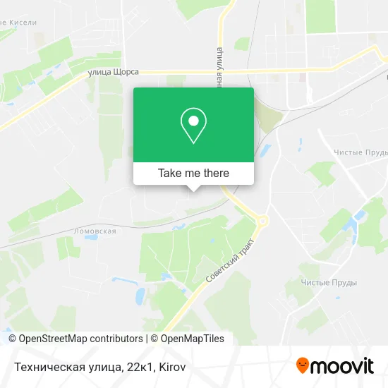 Техническая улица, 22к1 map