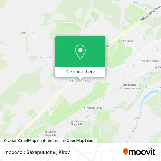 поселок Захарищевы map