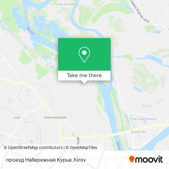 проезд Набережная Курьи map