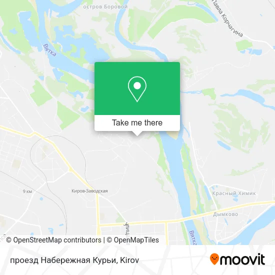 проезд Набережная Курьи map