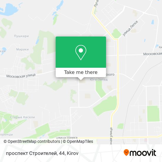 проспект Строителей, 44 map