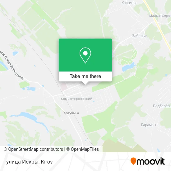 улица Искры map