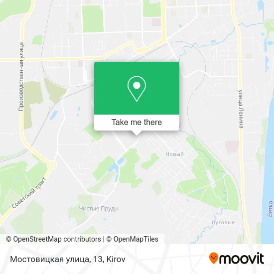 Мостовицкая улица, 13 map