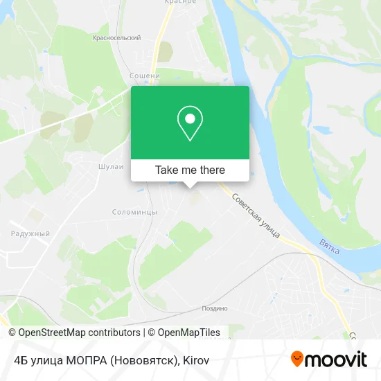 4Б улица МОПРА (Нововятск) map