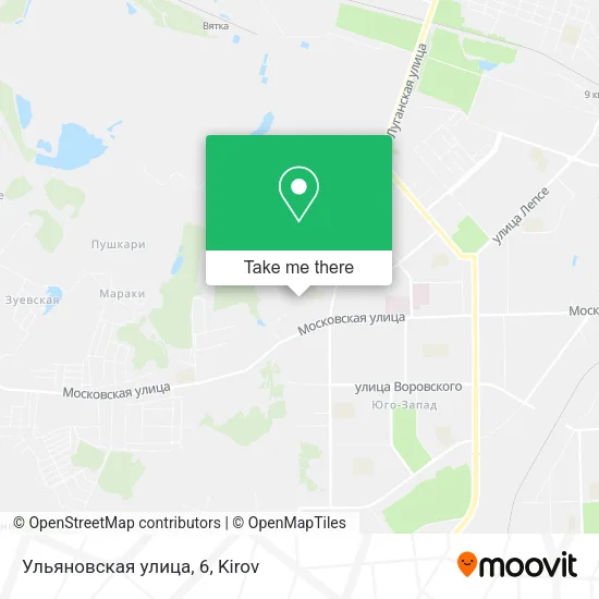Ульяновская улица, 6 map