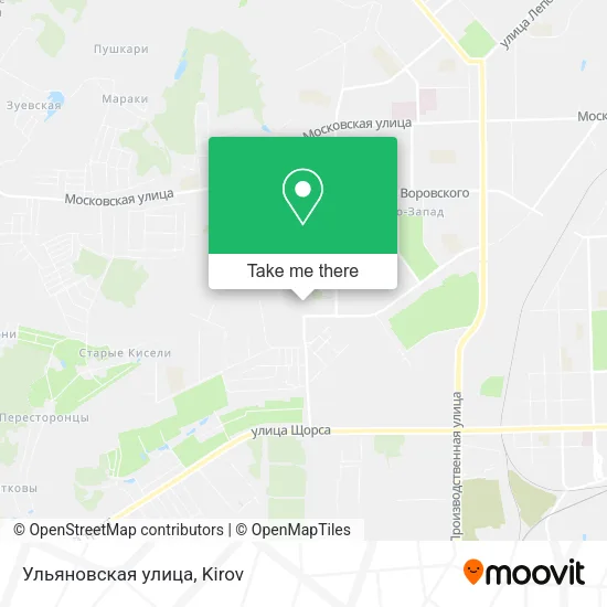 Ульяновская улица map
