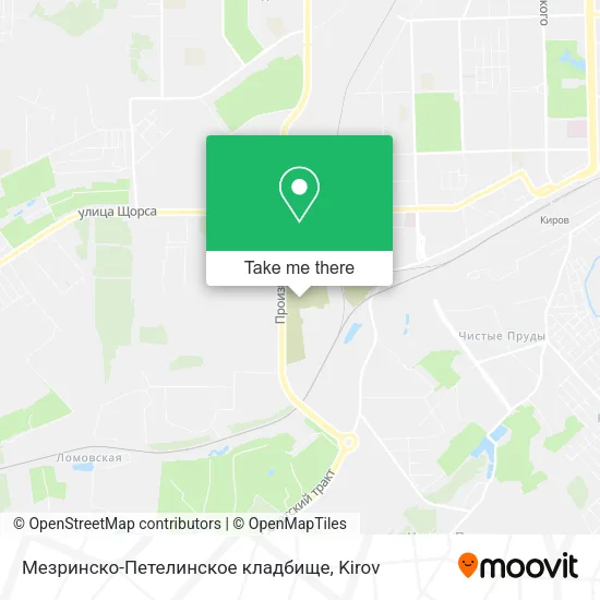 Мезринско-Петелинское кладбище map