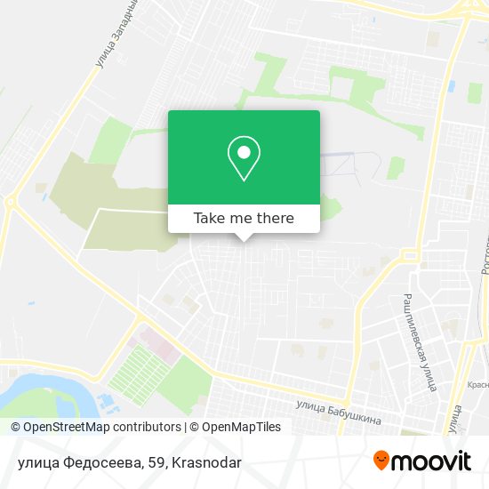 улица Федосеева, 59 map