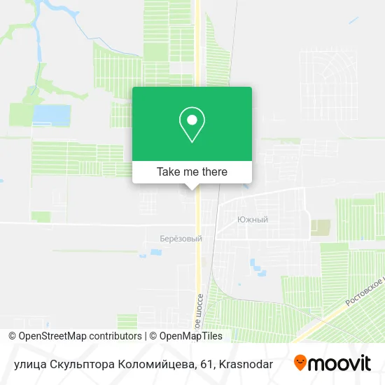 улица Скульптора Коломийцева, 61 map