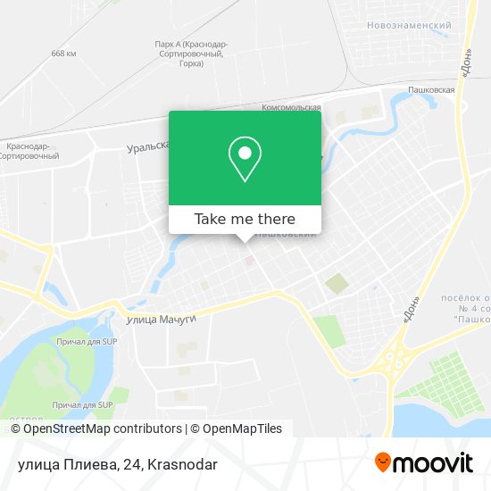 улица Плиева, 24 map